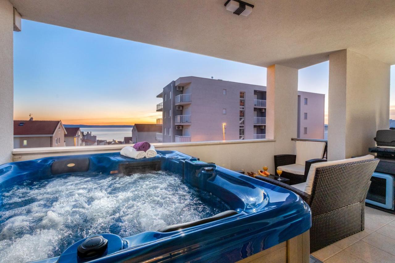 Luxury Sky With Sea View And Whirlpool Makarska